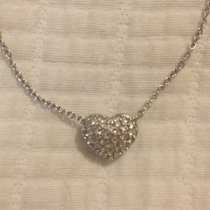 Swarovski diamond heart necklace